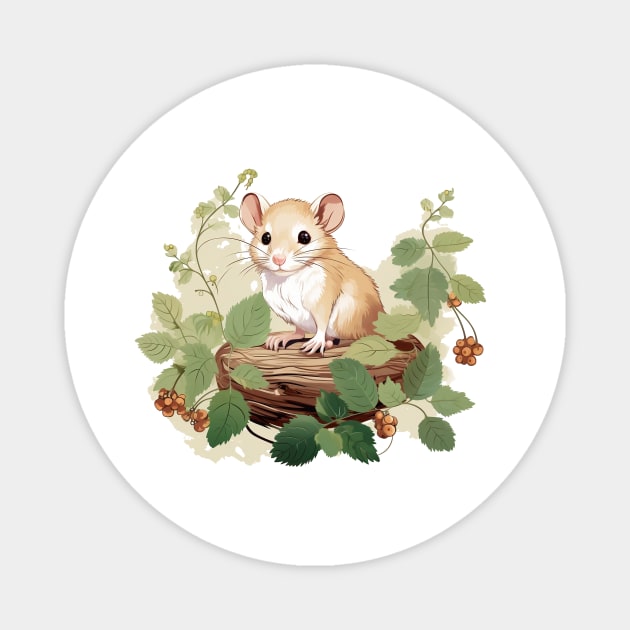 Dormouse Magnet by zooleisurelife